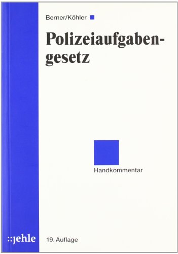 Stock image for Polizeiaufgabengesetz: Handkommentar for sale by medimops