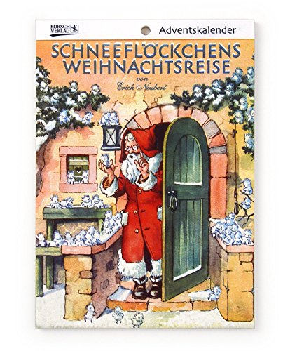 Stock image for Schneeflckchens Weihnachtsreise" nostalgischer Adventskalender mit 24 Blttern zum Abreien for sale by Ammareal