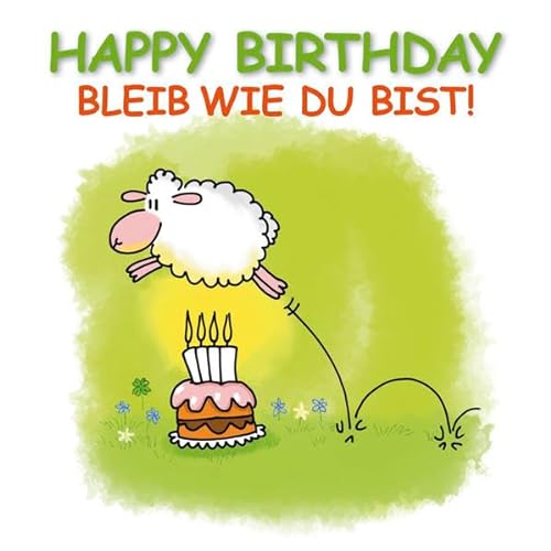 Stock image for Happy Birthday - Bleib wie du bist: Cartoon-Geschenkbuch for sale by Ammareal