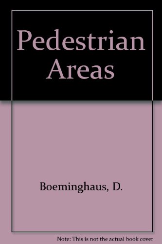 9783782814294: Pedestrian Areas