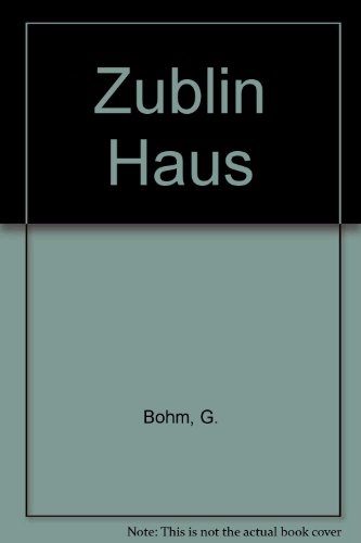 Beispielbild fr Zblin - Haus. Hrsg. von der Ed. Zblin AG, Stuttgart. zum Verkauf von Kepler-Buchversand Huong Bach