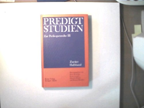 Predigtstudien für das Kirchenjahr 1975 Perikopenreihe III - Zweiter Halbband [sa8L] - Krusche, Peter u. a. [Hrsg.]