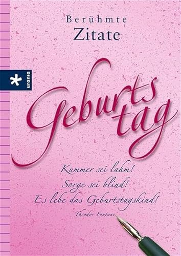 Berühmte Zitate Geburtstag Von Diverse Urania Freiburg