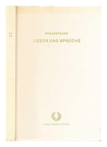 9783783501315: Lieder und Sprche. Englisch und Deutsch