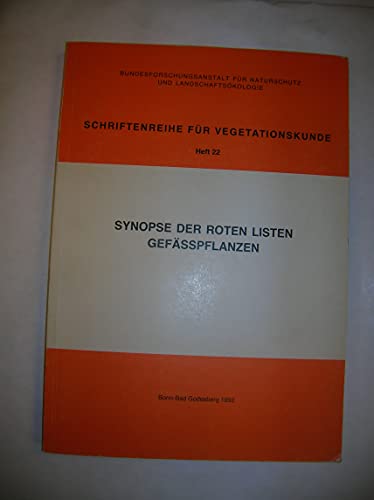 Beispielbild fr Synopse der Roten Listen Gefsspflanzen: bersicht der Roten Listen und Florenlisten fr Farn- und Bltenpflanzen der Bundeslnder, der Bundesrepublik . ehemaligen Deutschen Demokratischen Republik zum Verkauf von medimops