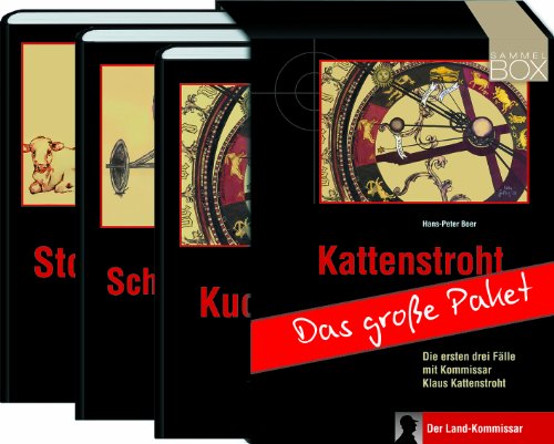 Stock image for Das Kattenstroht-Paket. 3 Bnde: Stoppelland / Schwengelrecht / Kuchentage. Drei spannende Flle mit Kommissar Klaus Kattenstroht for sale by medimops