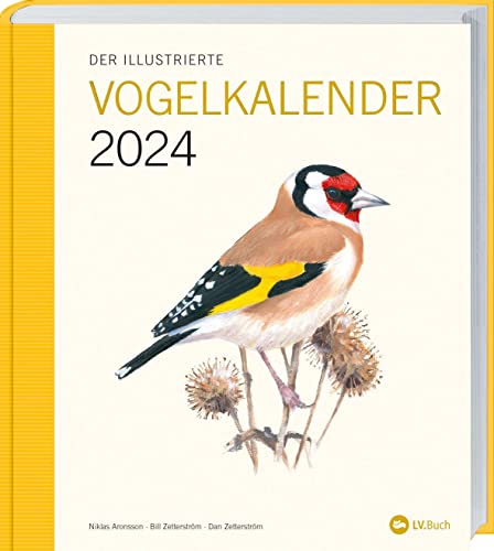 9783784357539: Der illustrierte Vogelkalender 2024: Woche fr Woche einen neuen Vogel kennenlernen