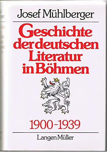 Geschichte der deutschen Literatur in Böhmen 1900-1939.