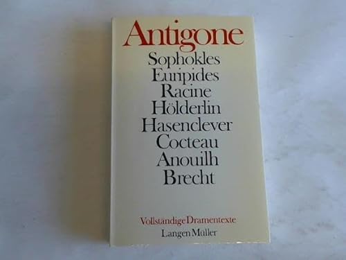 Beispielbild fr Antigone zum Verkauf von medimops