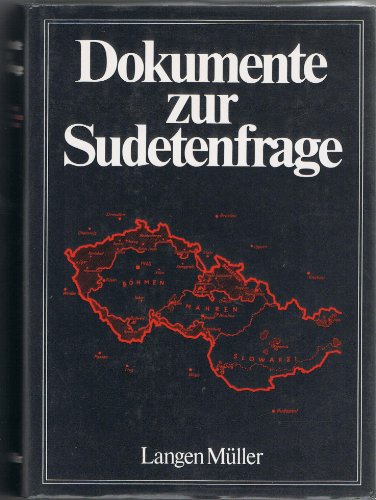 Beispielbild fr Dokumente zur Sudetenfrage zum Verkauf von medimops