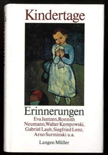 Beispielbild fr Kindertage. Erinnerungen zum Verkauf von Versandantiquariat Schrter