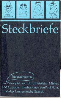 Imagen de archivo de Steckbriefe. Ein biografisches Ratespiel mit 250 Aufgaben a la venta por Versandantiquariat Felix Mcke