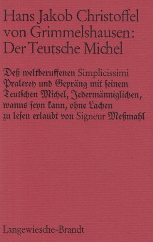 Stock image for Der Teutsche Michel. Mit Nachwort und Anmerkungen von Gunther Kleefeld for sale by Zubal-Books, Since 1961