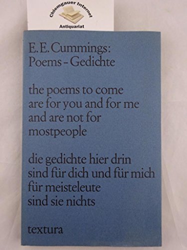 Poems / Gedichte Hesse, Eva und Cummings, Edward E. - E.E. Cummings