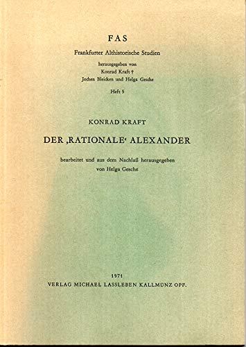 Imagen de archivo de Der 'rationale' Alexander a la venta por Antiquariat Smock