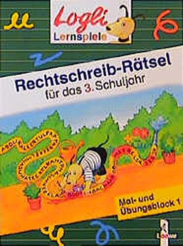 Stock image for Rechtschreib-Rätsel für das 3. Schuljahr: Mal- und  bungsblock 1 for sale by WorldofBooks