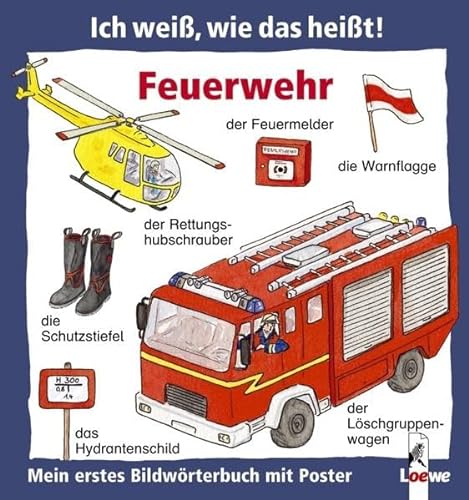 Stock image for Feuerwehr (Pappbilderbuch mit Poster) for sale by medimops