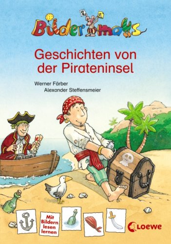 Stock image for Bildermaus-Geschichten von der Pirateninsel / Schiff ahoi, Pirat Rotstrumpf! Wendebuch for sale by medimops