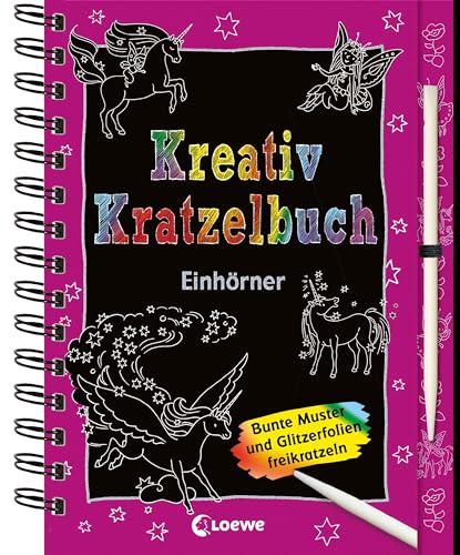 Stock image for Kreativ-Kratzelbuch: Einhrner for sale by medimops
