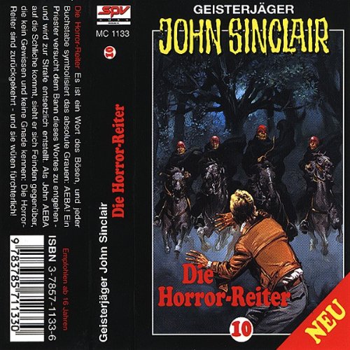 Beispielbild fr Geisterjger John Sinclair - Folge 10: Die Horror-Reiter [Musikkassette] zum Verkauf von medimops