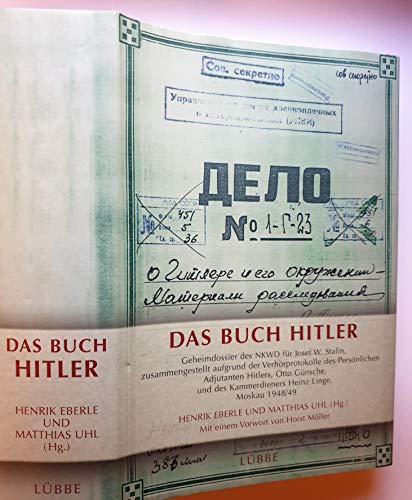 Beispielbild fr Das Buch Hitler. Kommentierte Ausgabe zum Verkauf von medimops