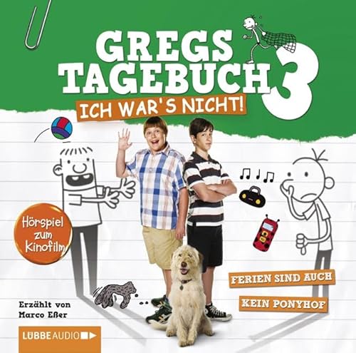 Gregs Film-Tagebuch 3 - Ich war's nicht!: Filmhörspiel. - Kinney, Jeff