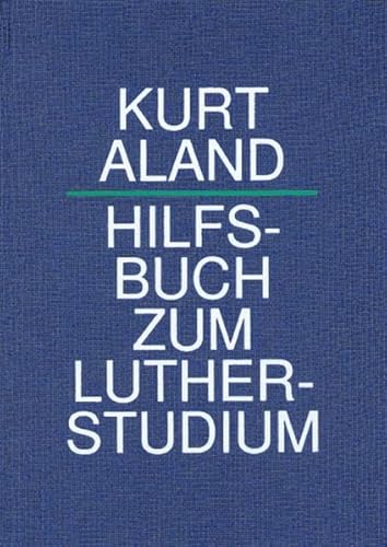 9783785801536: Hilfsbuch zum Lutherstudium