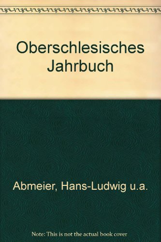 Beispielbild fr Oberschlesisches Jahrbuch 1993. (=Band 9). zum Verkauf von ralfs-buecherkiste