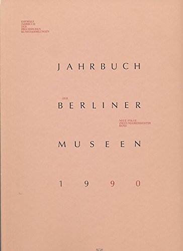 9783786116134: Jahrbuch der Berliner Museen