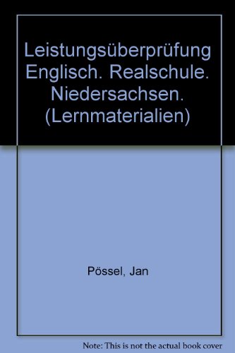 Leistungsüberprüfung Englisch Realschule Niedersachsen