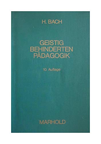 Beispielbild fr Geistigbehindertenpdagogik. von zum Verkauf von Antiquariat Harry Nimmergut