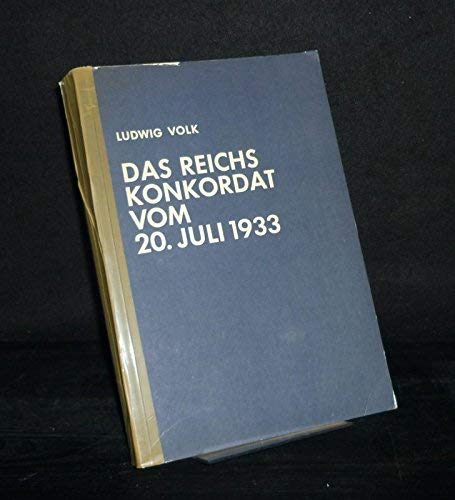 9783786703839: Das Reichskonkordat vom 20. Juli 1933