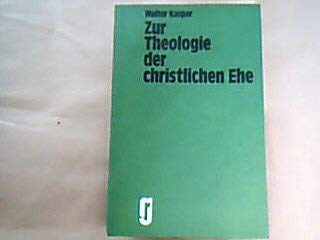 Imagen de archivo de Zur Theologie der christlichen Ehe a la venta por Antiquariaat Schot