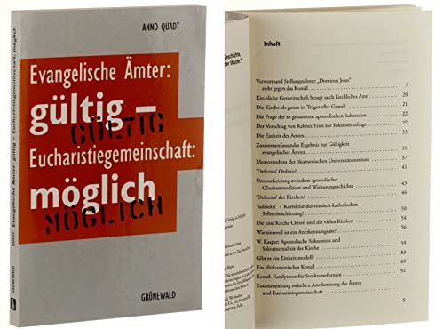 9783786723165: Evangelische mter: gltig - Eucharistiegemeinschaft: mglich