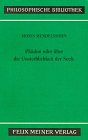 Beispielbild fr Phdon oder ber die Unsterblichkeit der Seele. Mit e. Nachw. hrsg. von Dominique Bourel u. mit e. Einl. von Nathan Rotenstreich. zum Verkauf von Antiquariat Kai Gro