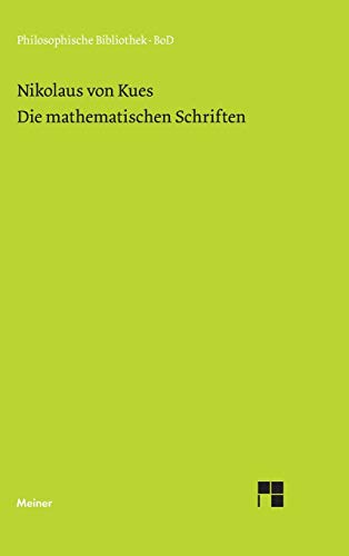 Imagen de archivo de Schriften in deutscher bersetzung / Die mathematischen Schriften (German Edition) a la venta por Lucky's Textbooks