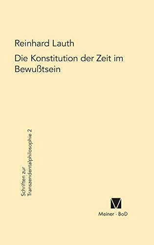 Beispielbild fr Die Konstitution der Zeit im Bewutsein. zum Verkauf von Bojara & Bojara-Kellinghaus OHG