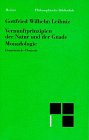 Beispielbild fr Vernunftprinzipien der Natur und der Gnade / Monadologie. Franzsisch - Deutsch zum Verkauf von medimops