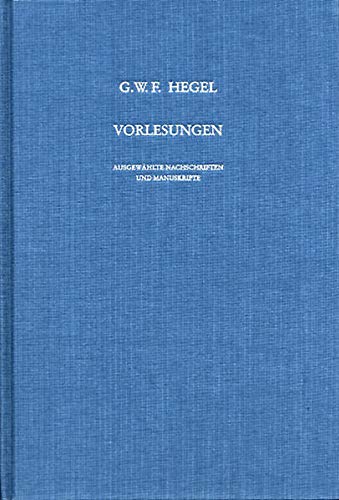 9783787307302: Hegel, G: Vorlesungen 2