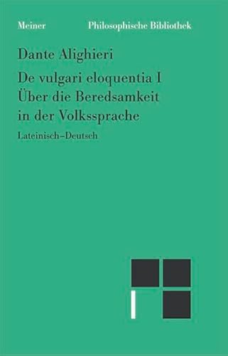 9783787311262: ber die Beredsamkeit in der Volkssprache I. Lat. /Dt., Bd 3