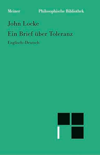 9783787311439: Ein Brief ber Toleranz