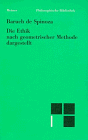 Beispielbild fr Die Ethik nach geometrischer Methode dargestellt. Smtliche Werke, Bd. 2 zum Verkauf von medimops