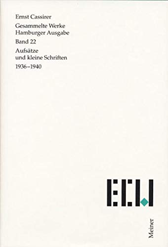 Beispielbild fr Gesammelte Werke. Hamburger Ausgabe / Aufstze und kleine Schriften 1936-1940 zum Verkauf von medimops