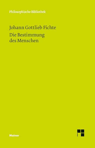 Beispielbild fr Die Bestimmung des Menschen -Language: german zum Verkauf von GreatBookPrices