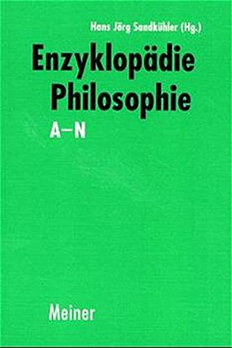 9783787314539: Enzyklopdie Philosophie, 2 Bde.