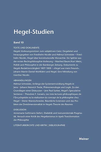 9783787314744: Hegel-Studien / Hegel-Studien