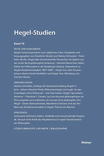 9783787314744: Hegel-Studien / Hegel-Studien (German Edition)