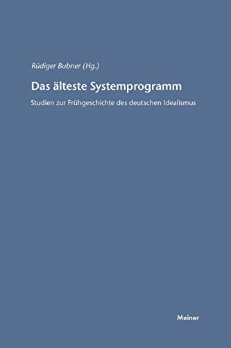 9783787315024: Das lteste Systemprogramm