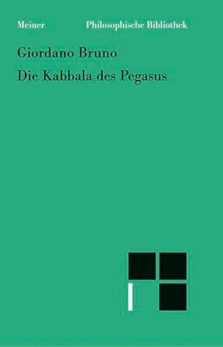 9783787315437: Die Kabbala des Pegasus