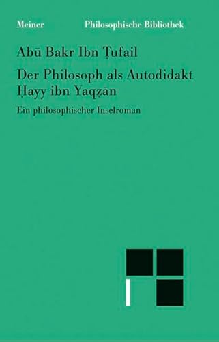 9783787316809: Der Philosoph als Autodidakt.